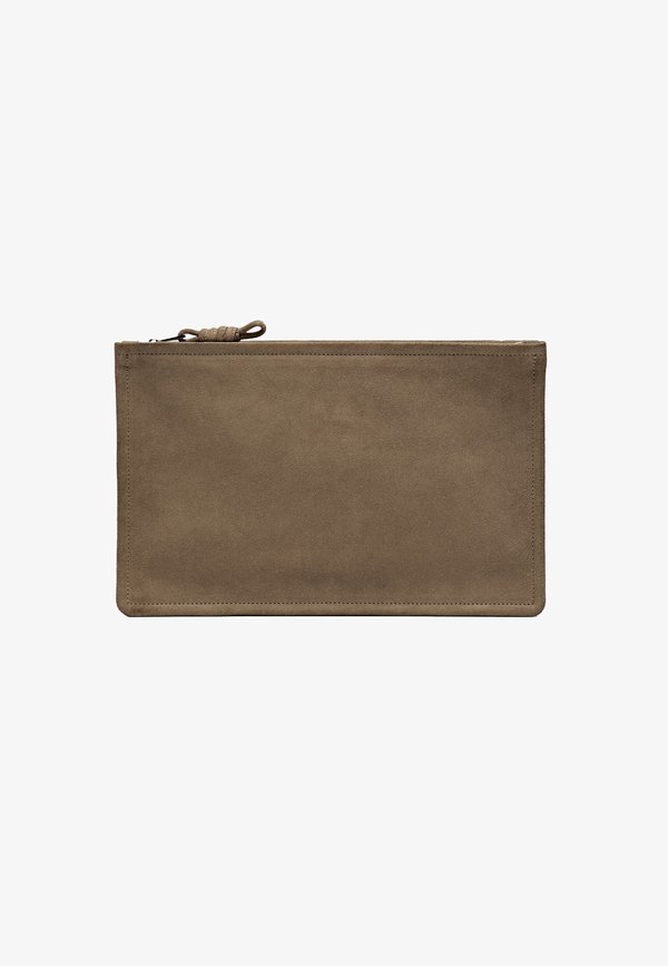 SMALL SPLIT POUCH WITH KNOT - Wallet - sand