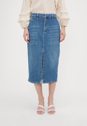 CAST - Denimnederdele - blue denim