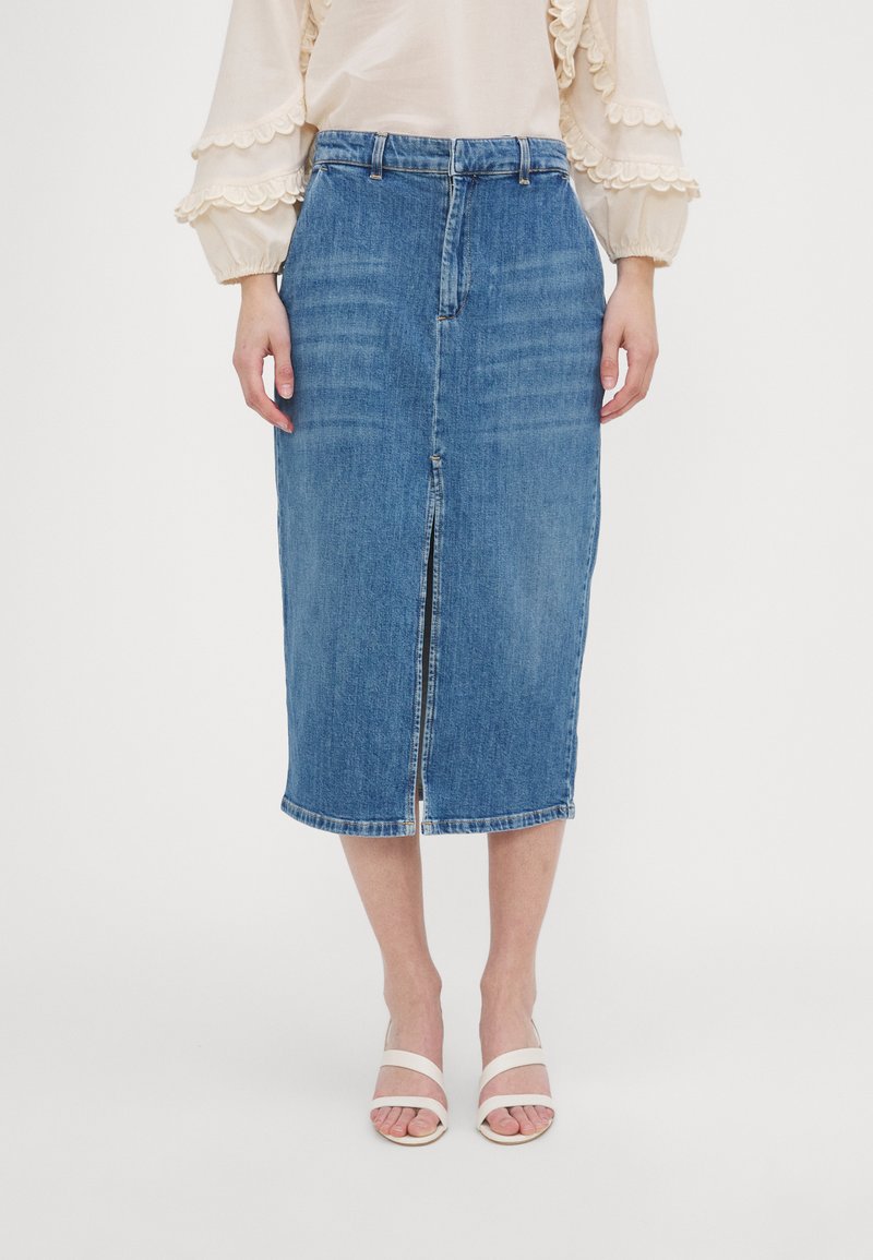 Marella - CAST - Jeansskjørt - blue denim, Forstørre