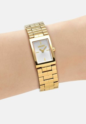 DKNY, DKNY QUARZUHR SIGNATURE SQUARE WATCH - Orologio - gold-coloured