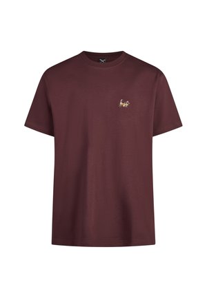 Iriedaily, IRIEDAILY T-SHIRT BONACYCLE - T-Shirt print - aubergine
