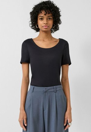 T-shirt basique - schwarz