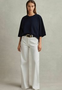 Reiss CASSIE CREW NECK - Top s dlouhým rukávem - navy