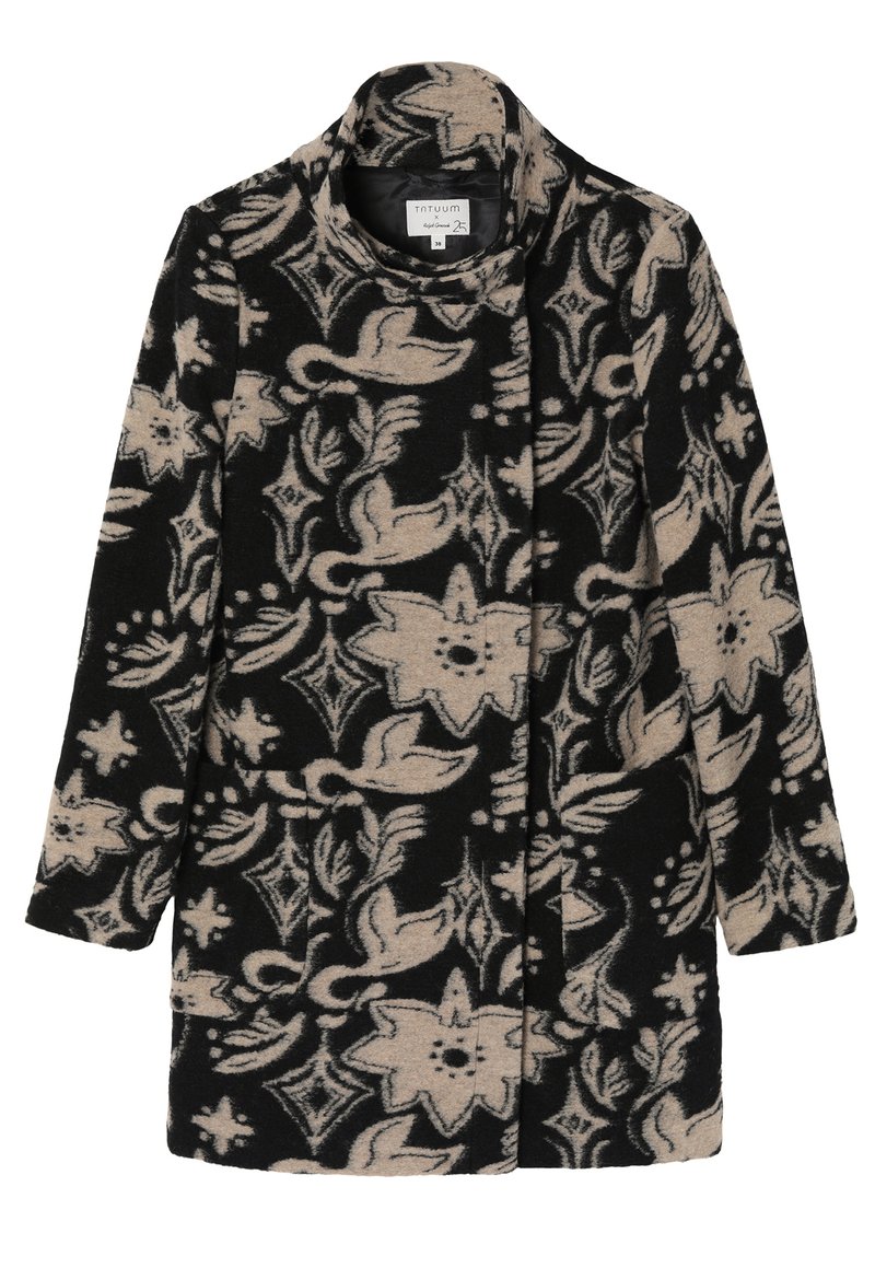 TATUUM Halflange jas zwart