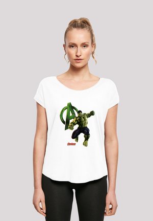 MARVEL AVENGERS AGE OF ULTRON INCREDIBLE HULK - Print T-shirt - white