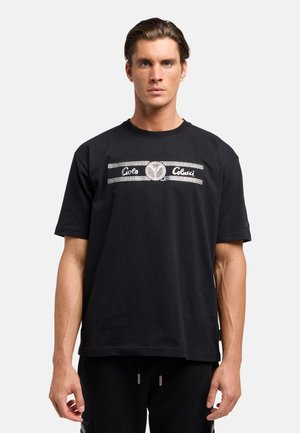 Trükipildiga T-särk - black