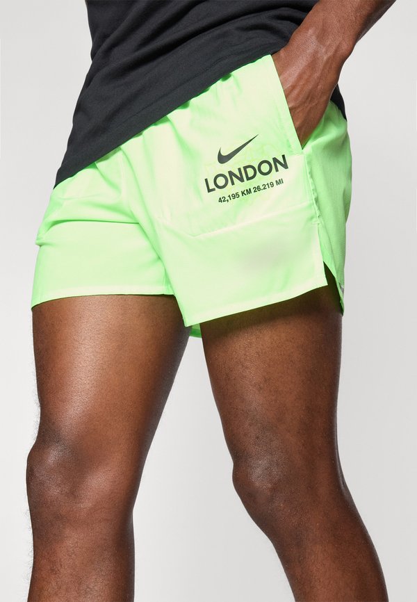 CITY MARATHON STRIDE SHORT - Sports shorts - lime blast3