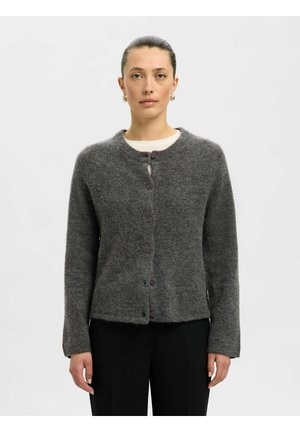 SLFLULU NEW - Kardigan - medium grey melange