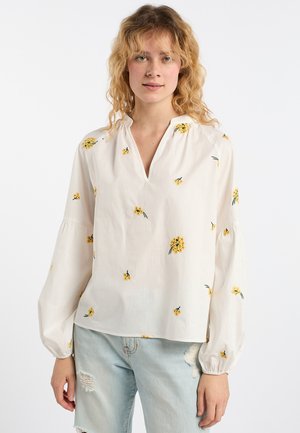 DreiMaster, DREIMASTER TUNIKA - Bluse - wollweiss gelb