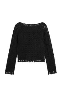 LONG FLARED SLEEVES - Svetr - black
