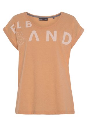 Print T-shirt - orange