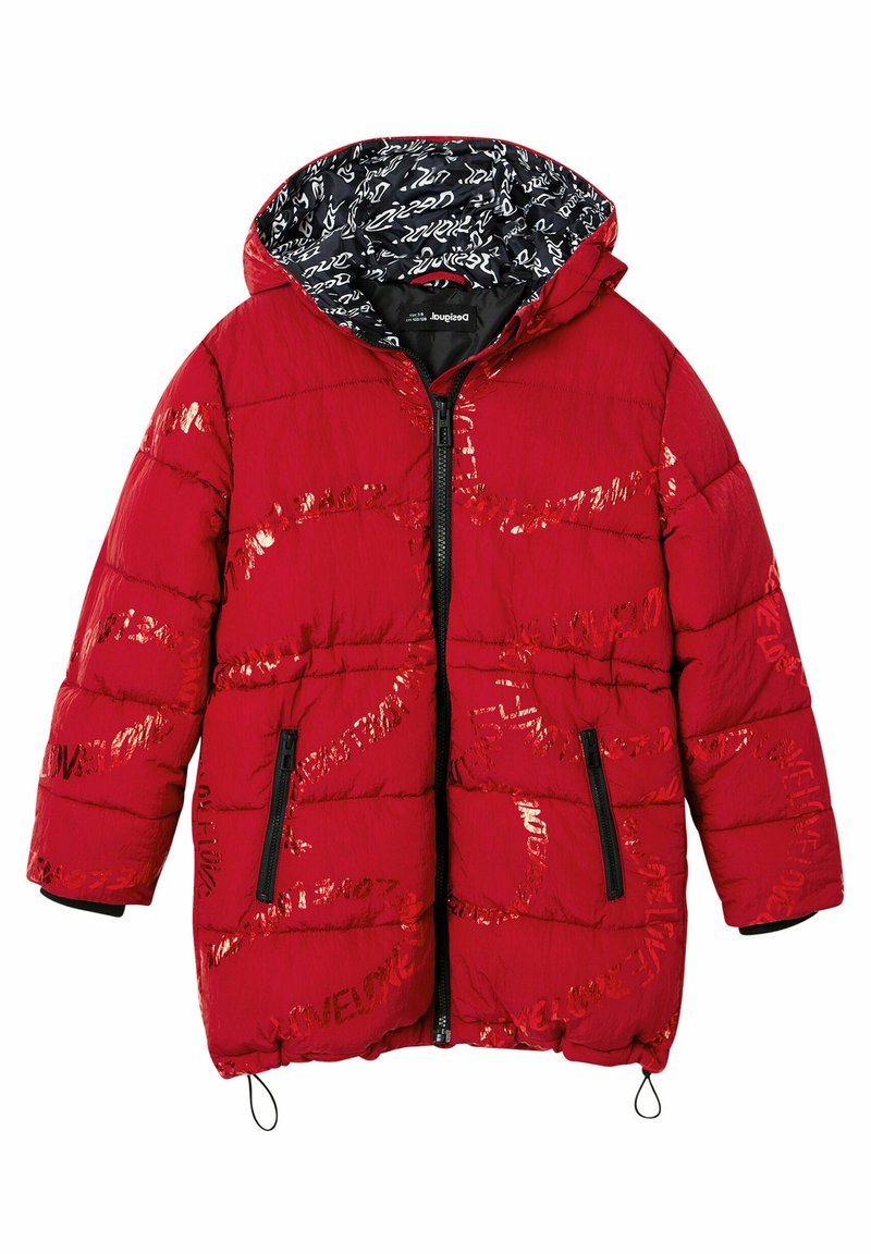 Desigual Wintermantel rood