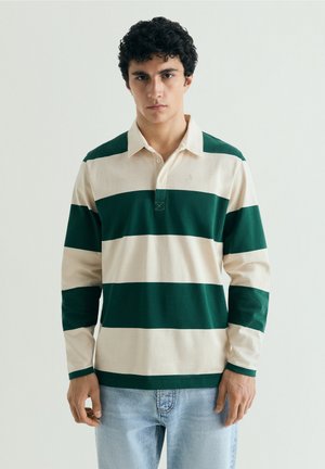 Scalpers, SCALPERS TRIPED LS POLO - Camiseta de manga larga - green