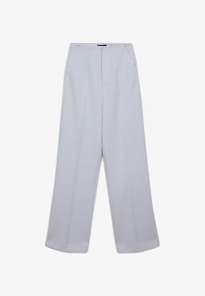 Calliope PALAZZO PINCES - Pantalon classique - gesso