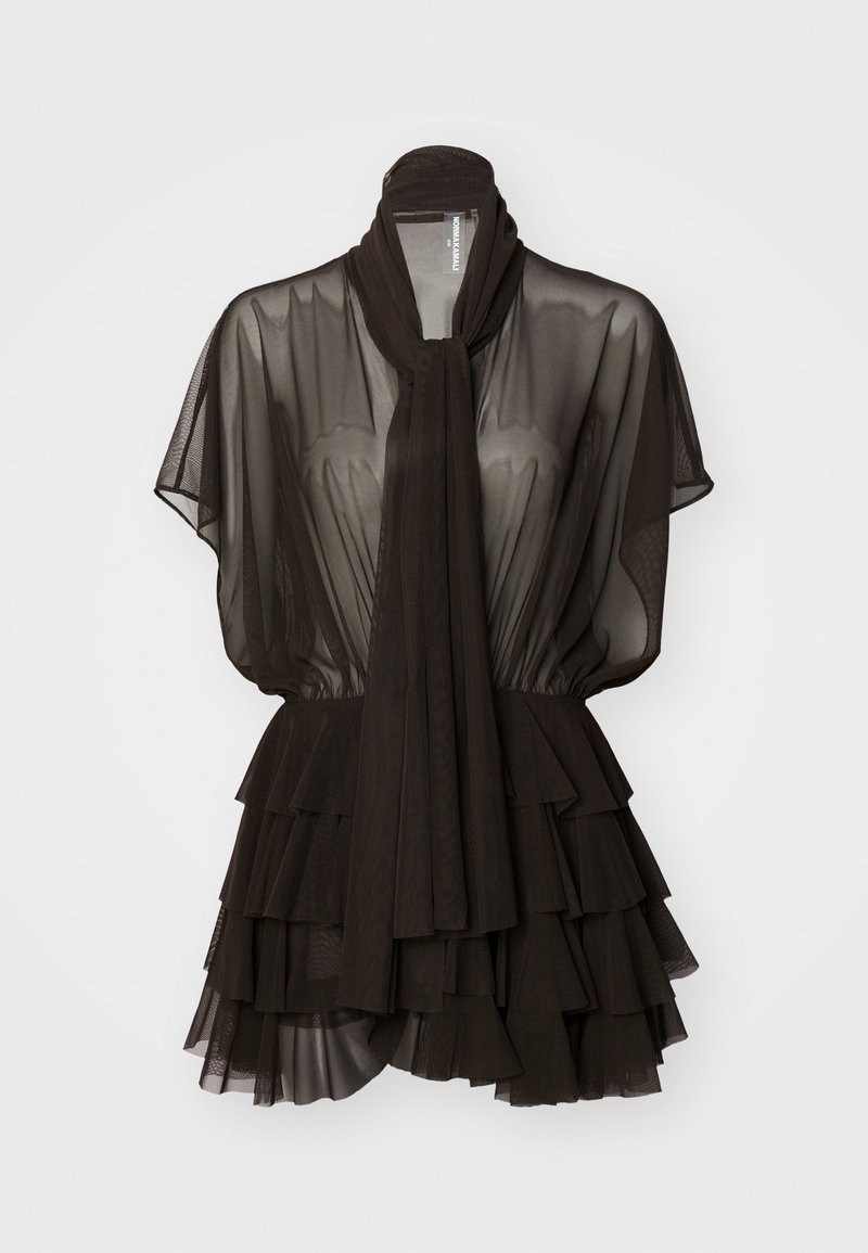 Norma Kamali Cocktailjurk bruin