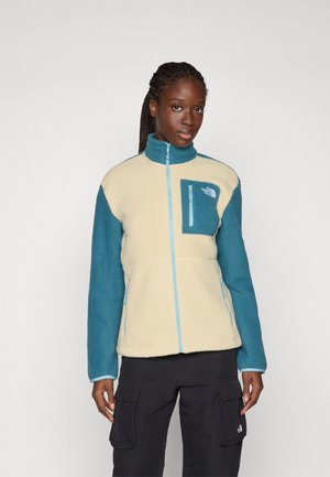The North Face YUMIORI FULL ZIP - Fleece jacket - gravel/space/blue eclipse
