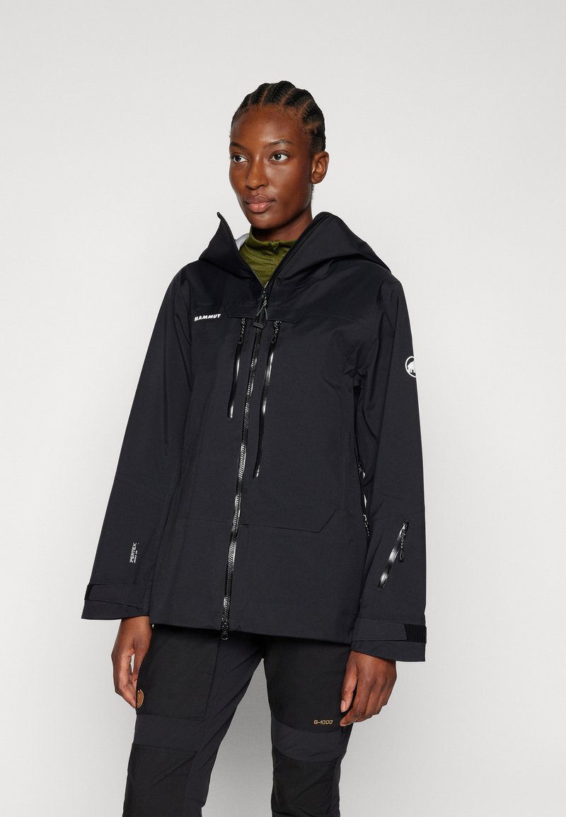 Mammut HALDIGRAT AIR HOODED JACKET WOMEN - Casaco impermeável - black