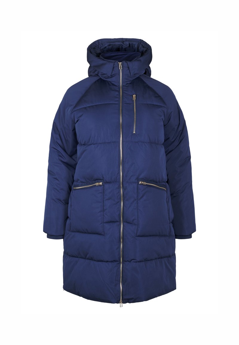 Zizzi Wintermantel donkerblauw