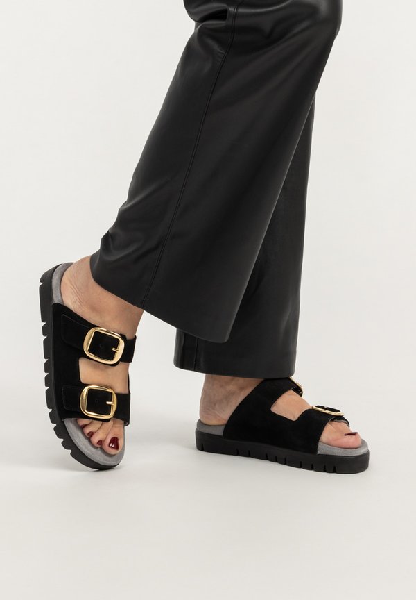 SOFT  - Pantolette flach - schwarz