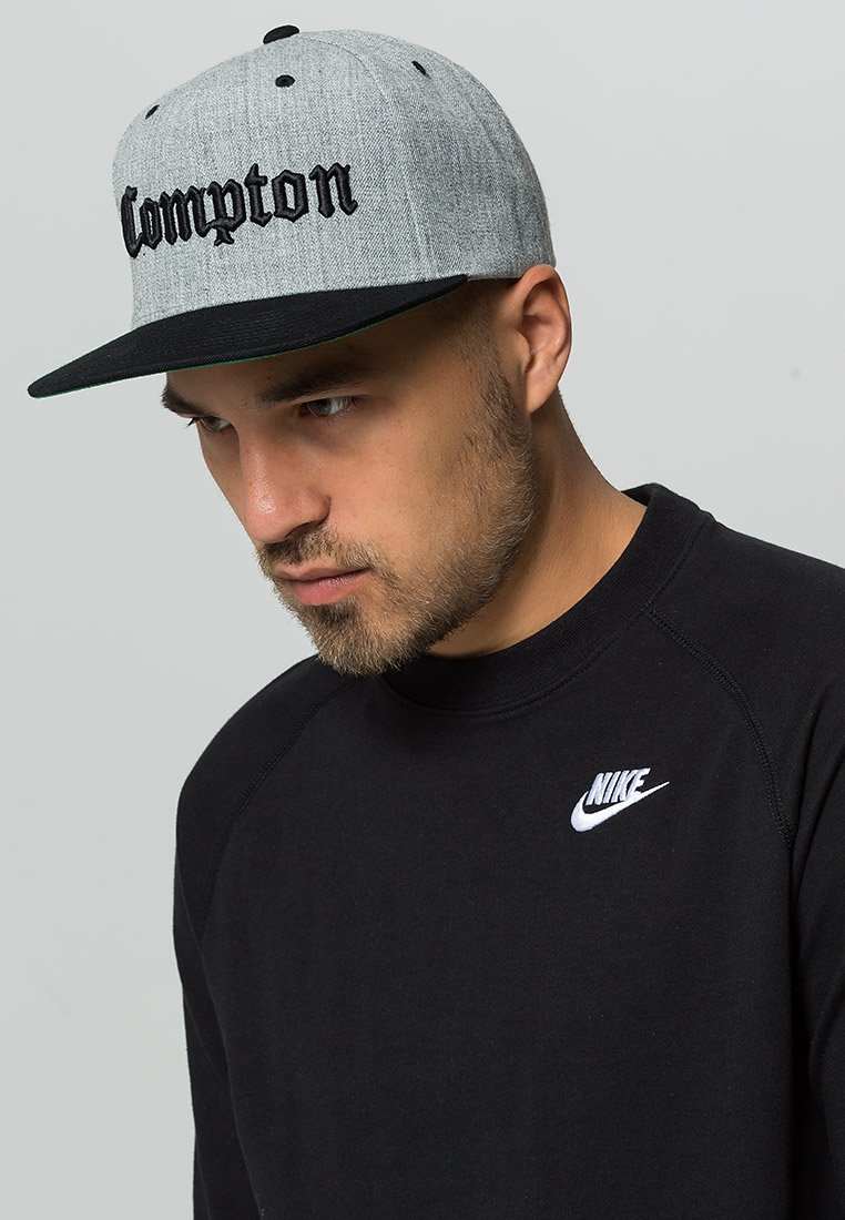 Mister Tee COMPTON - Kepuraitė - heather grey/black