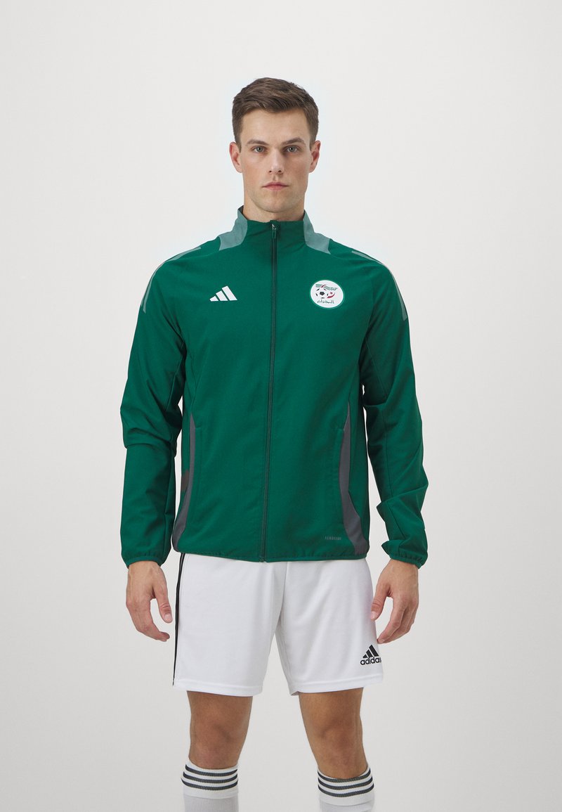 adidas Performance ALGERIA FAF PRESENTATION JACKET GRAPHIC - Article de supporter d'équipe nationale - team dark green
