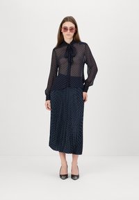 GANT BOW BLOUSE - Blúz - evening blue