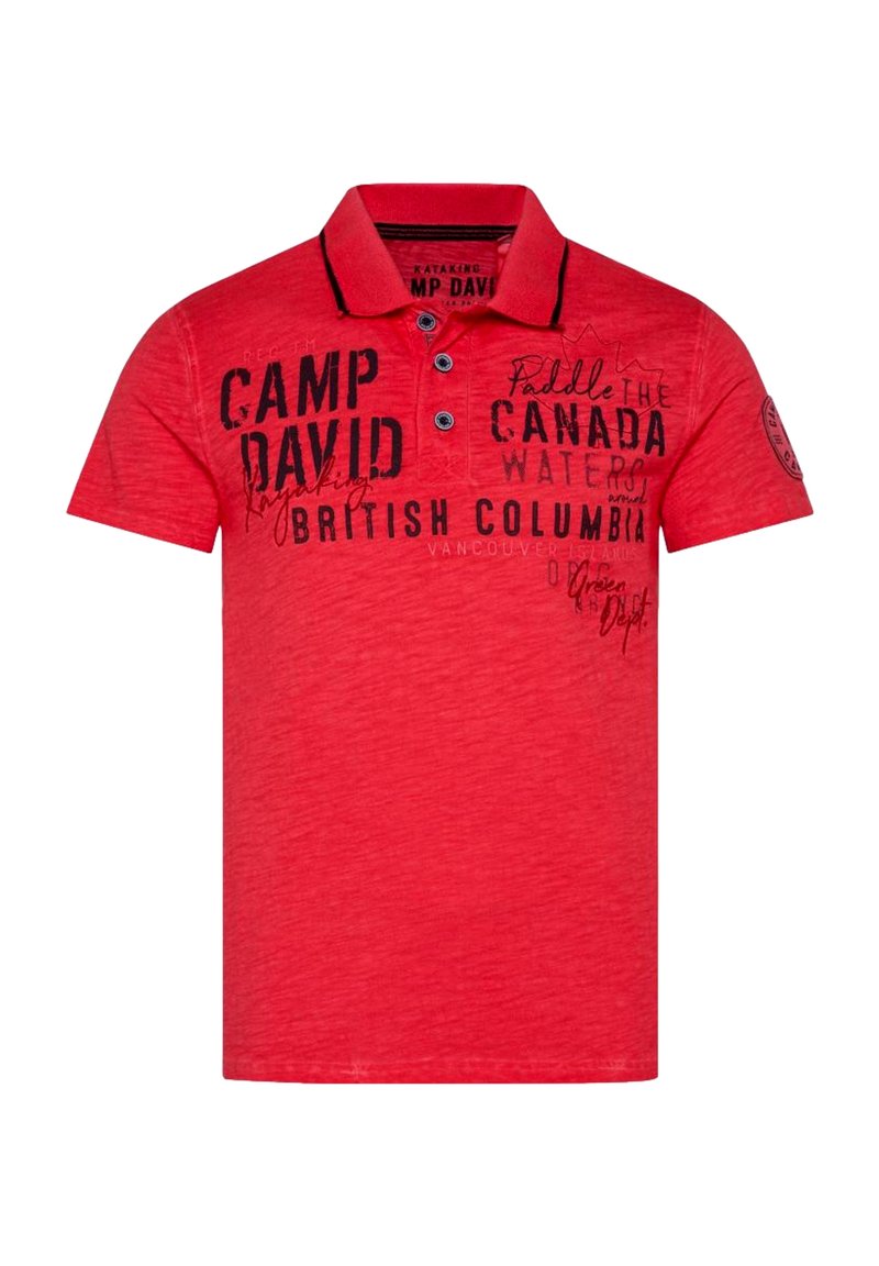 Camp David KURZARM - Poloshirt - rot - Zalando