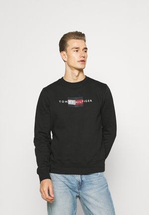 LINES CREWNECK - Mikina - black