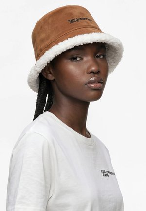 Karl Lagerfeld Jeans, REVERSIBLE BUCKET - Chapeau - brown