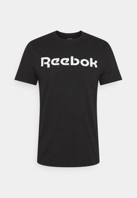 LINEAR READ  - T-shirt print - black/white