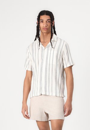 TEXTURAL STRIPES - Marškiniai - cream