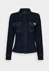 LEAN - Button-down blouse - denim dark