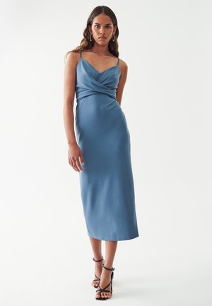 BWLDR VENTI MIDI DRESS - Vapaa-ajan mekko - steel blue