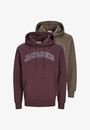 Jack & Jones CALEB DOPPELPACK - Hoodie - mehrfarbig
