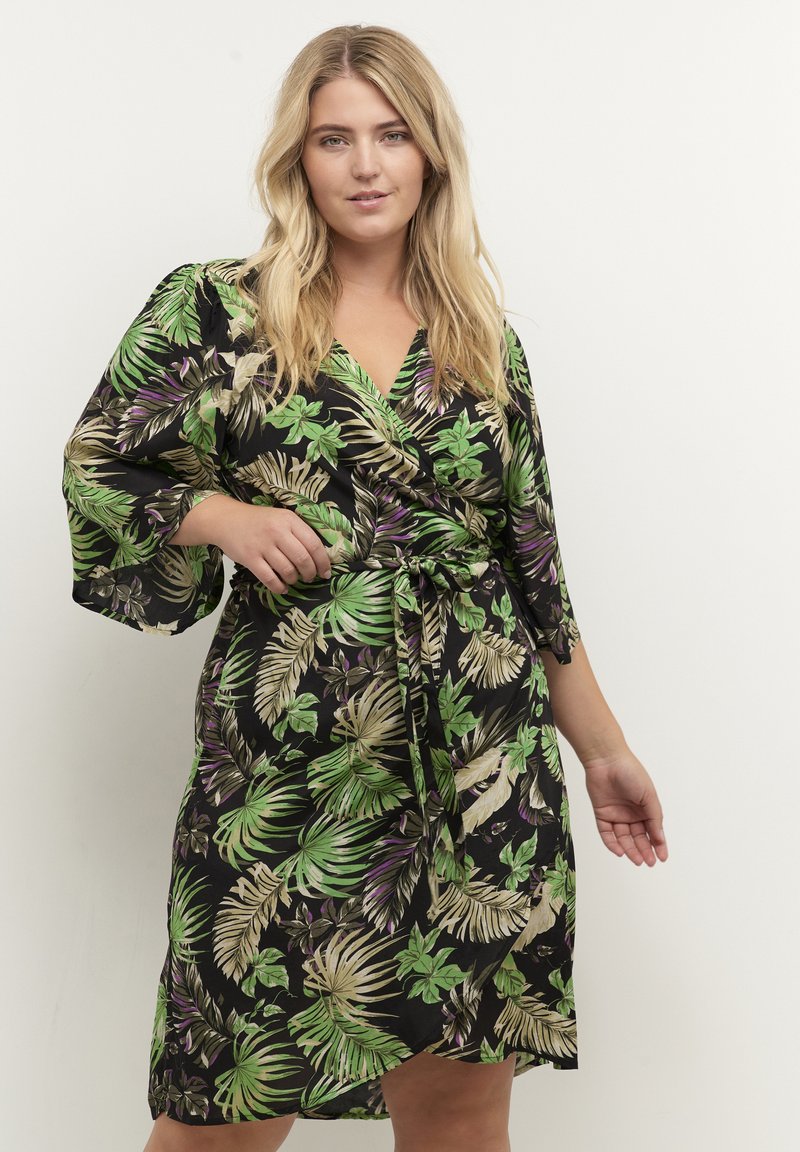 Kaffe Curve Anima Dress in Red