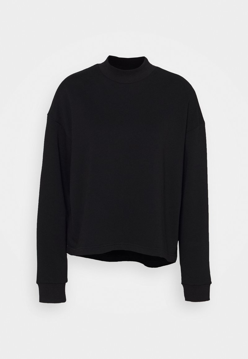Urban Classics OVERSIZED HIGH NECK CREW - Mikina - black
