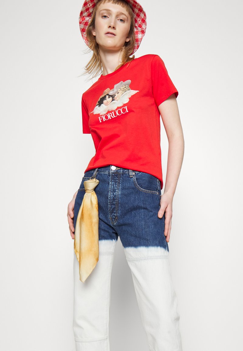 Damen Kleider | Fiorucci COWBOY ANGELS T-Shirt print red/rot - UI83700 Damen Kleider | Fiorucci COWBOY ANGELS T-Shirt print red/rot - UI83700