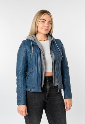 WAMMY - Leren jas - blue