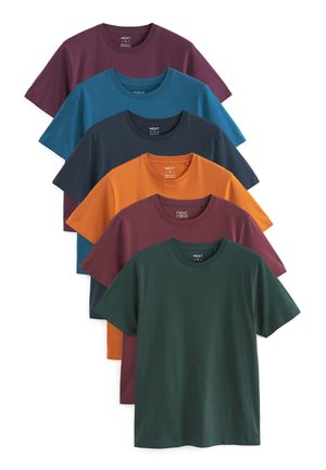 6 PACK REGULAR - Basic póló - rich colour mix