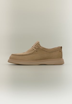 Tommy Hilfiger, COMFORT MOC TOE SHOE - Stringate sportive - safari