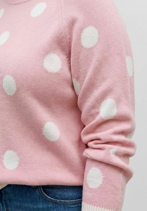 Vero Moda Curve, KNITTED PULLOVER VMCLIV KNITTED TOP - Pullover - ballerina