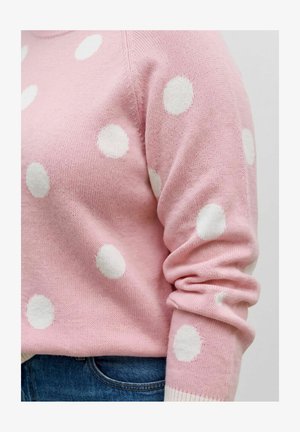 Vero Moda Curve, KNITTED PULLOVER VMCLIV KNITTED TOP - Pullover - ballerina