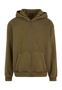 VINTAGE  - Mikina so zipsom - warmkhaki
