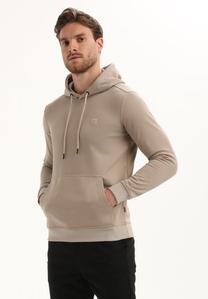 Jersey con capucha - taupe