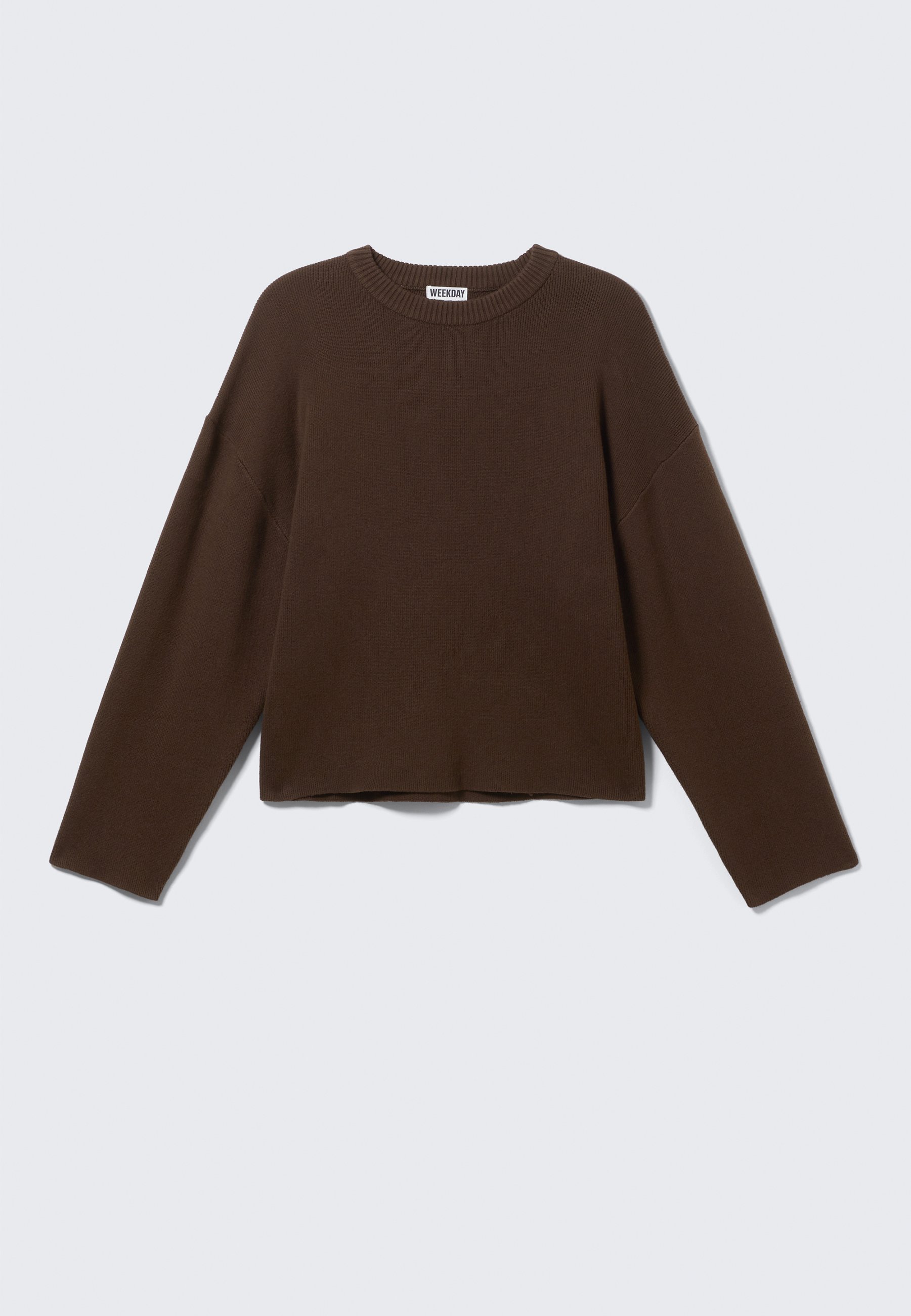 トップス simplycomplicated WEEKDAY SWEATER brown Weekday Jumper - dark brown/brown - Zalando.co.uk