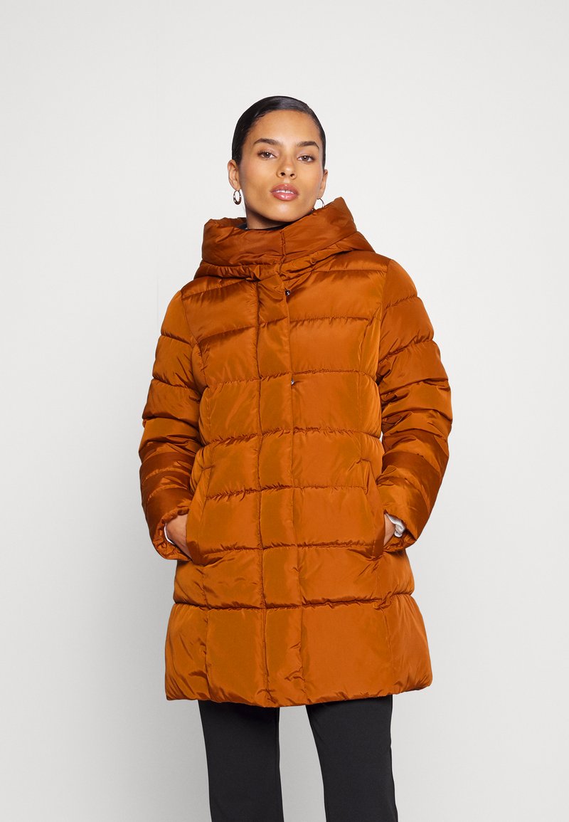 ONLY Petite ONLNEWLINA PUFFER COAT Wintermantel caramel café/braun