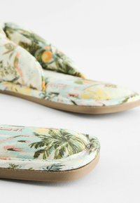 Next Pantofle - multi pastel palm print