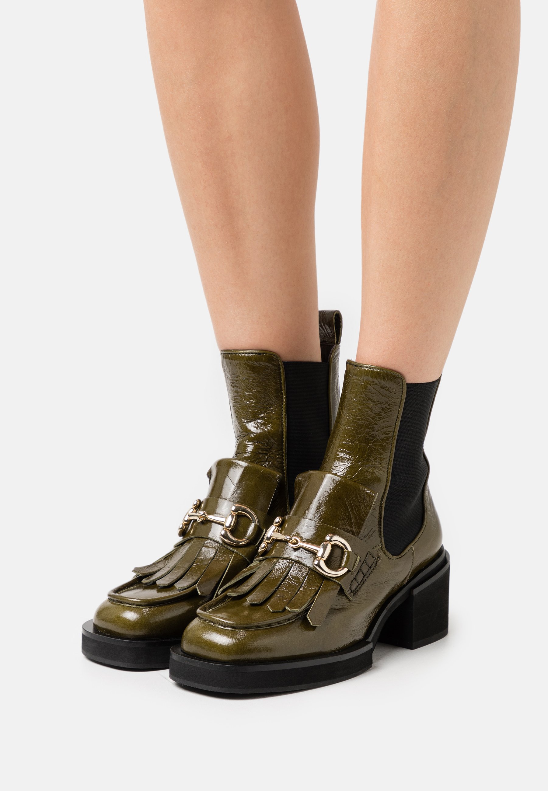 Billi Bi Botines con plataforma kiwi/verde Zalando.es