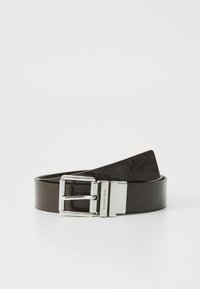 35MM REVERSIBLE BELT - Pas - chocolate reversing to luggage