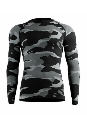 Stark Soul FUNKTION LANGARM - Maglietta intima - schwarz grau